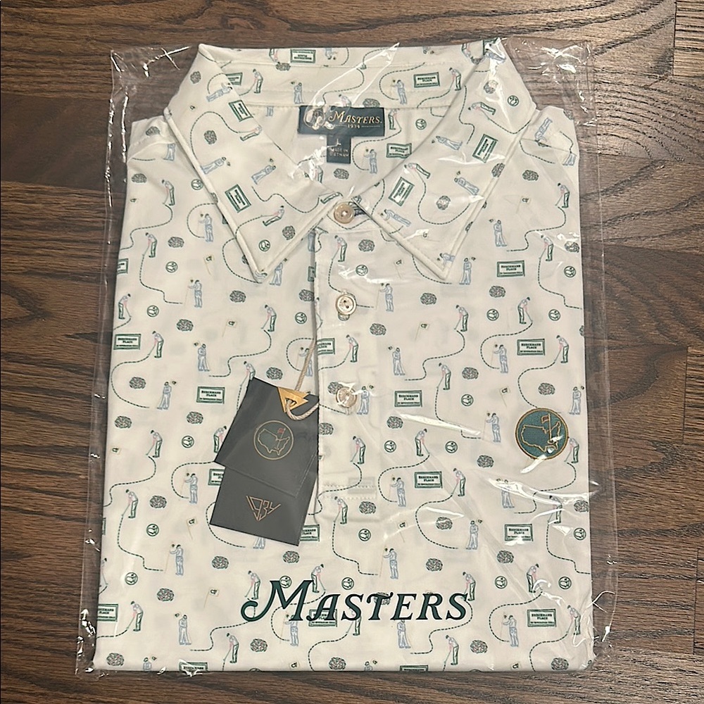 NWT - RARE - Masters - exclusive purchase at Berckmans Place - Men's Polo